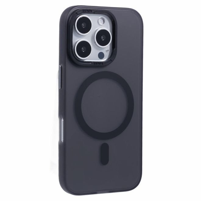 X-Level - iPhone 16 Pro Handyhülle - TPU und PC Hardcase - Magsafe kompatibel - schwarz
