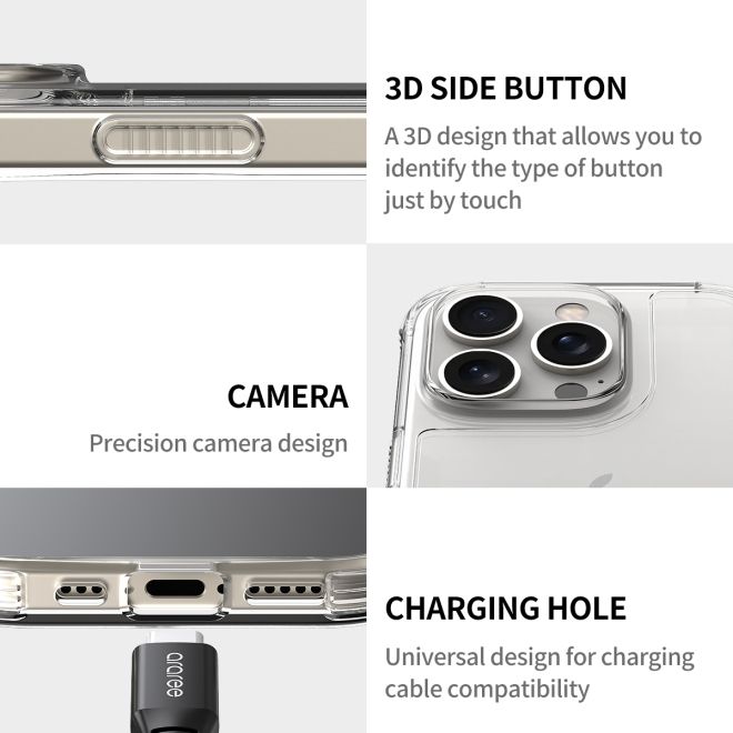 Araree - iPhone 16 Hülle - Case aus TPU Plastik - Anti-Slip Grip - Flexield Series - transparent