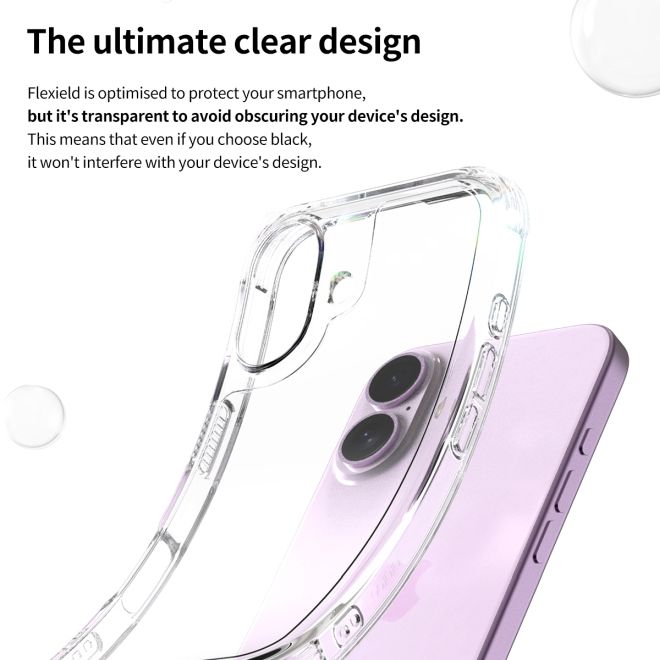 Araree - iPhone 16 Pro Hülle - Case aus TPU Plastik - Anti-Slip Grip - Flexield Series - transparent
