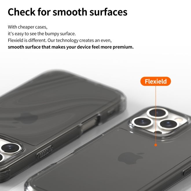 Araree - iPhone 16 Pro Hülle - Case aus TPU Plastik - Anti-Slip Grip - Flexield Series - transparent