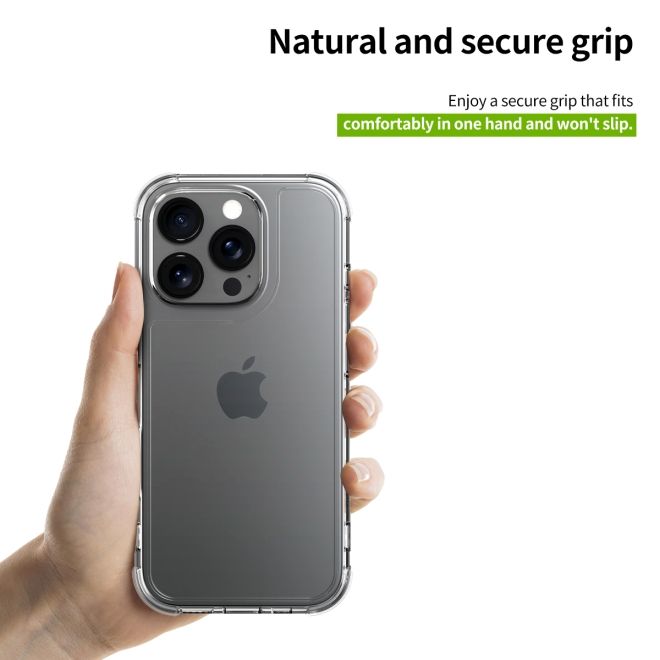 Araree - iPhone 16 Pro Hülle - Case aus TPU Plastik - Anti-Slip Grip - Flexield Series - schwarz