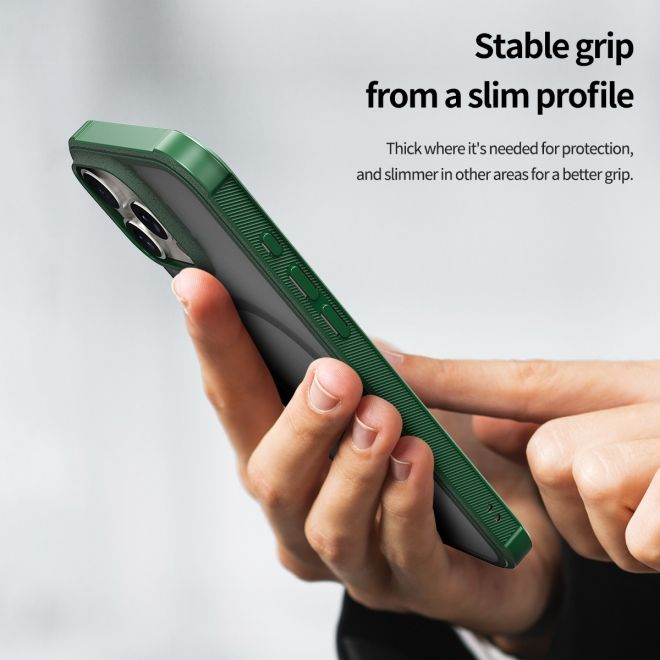 Araree - iPhone 16 Pro Hülle - Hardcase aus TPU und PC - MagSafe kompatibel - Duple M Armor Series - schwarz