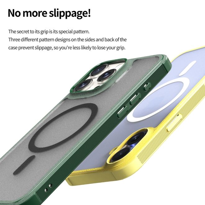 Araree - iPhone 16 Pro Hülle - Hardcase aus TPU und PC - MagSafe kompatibel - Duple M Armor Series - schwarz