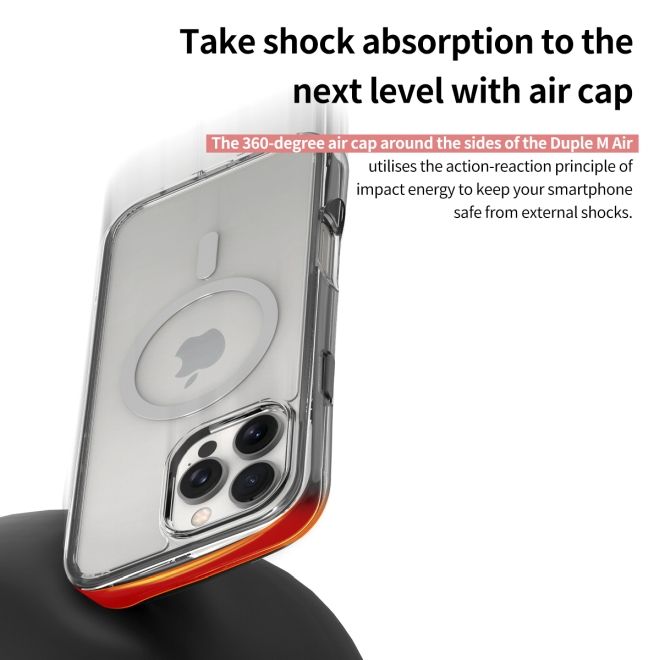 Araree - iPhone 16 Pro Hülle - Case aus TPU und PC - MagSafe kompatibel - Duple M Air Series - pink