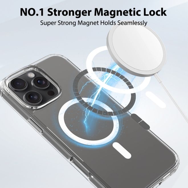 iPhone 16 Pro Max Clear Case (PC/TPU) - MagSafe Series case - transparent