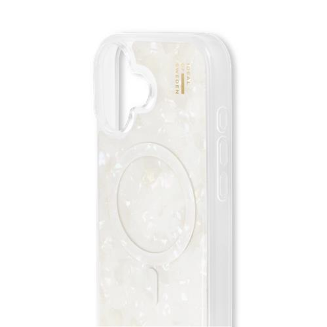 iDeal of Sweden - iPhone 16 Plus Hülle - Designer Case - MagSafe kompatibel - Pearlized White