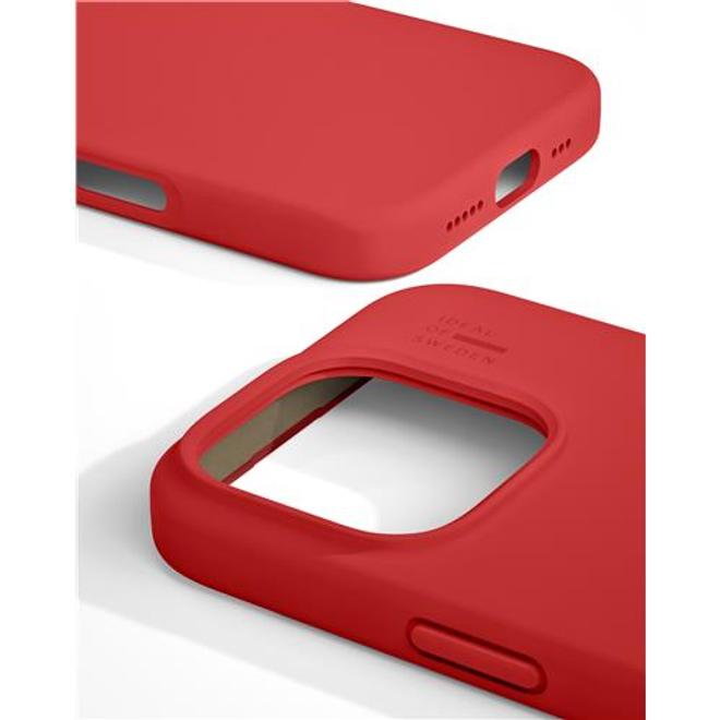 iDeal of Sweden - iPhone 16 Pro Hülle - Designer Silicone Cover - MagSafe kompatibel - rot