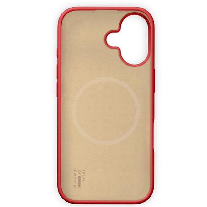 iDeal of Sweden - iPhone 16 Hülle - Designer Silicone Cover - MagSafe kompatibel - rot