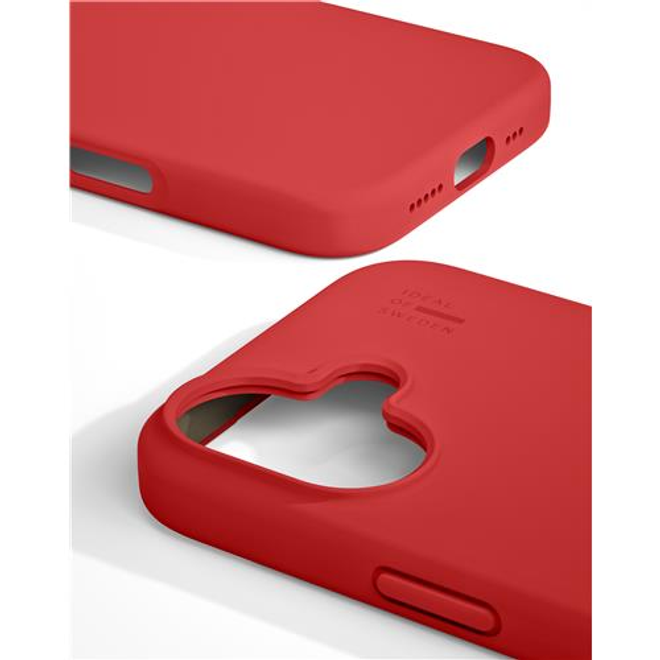 iDeal of Sweden - iPhone 16 Hülle - Designer Silicone Cover - MagSafe kompatibel - rot