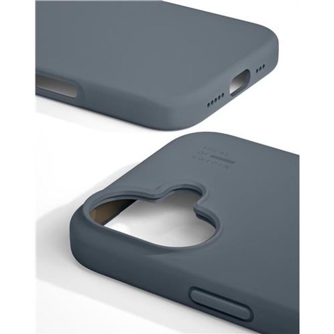 iDeal of Sweden - iPhone 16 Plus Hülle - Designer Silicone Cover - MagSafe kompatibel - dunkelblau
