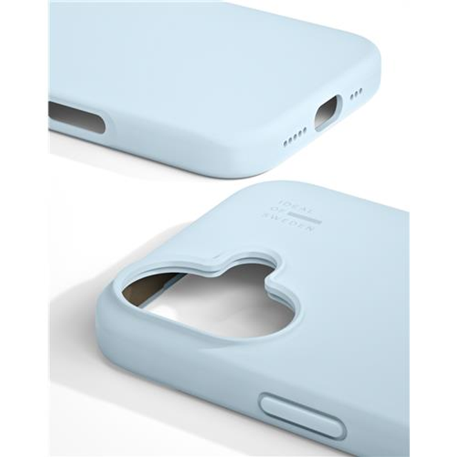 iDeal of Sweden - iPhone 16 Hülle - Designer Silicone Cover - MagSafe kompatibel - hellblau