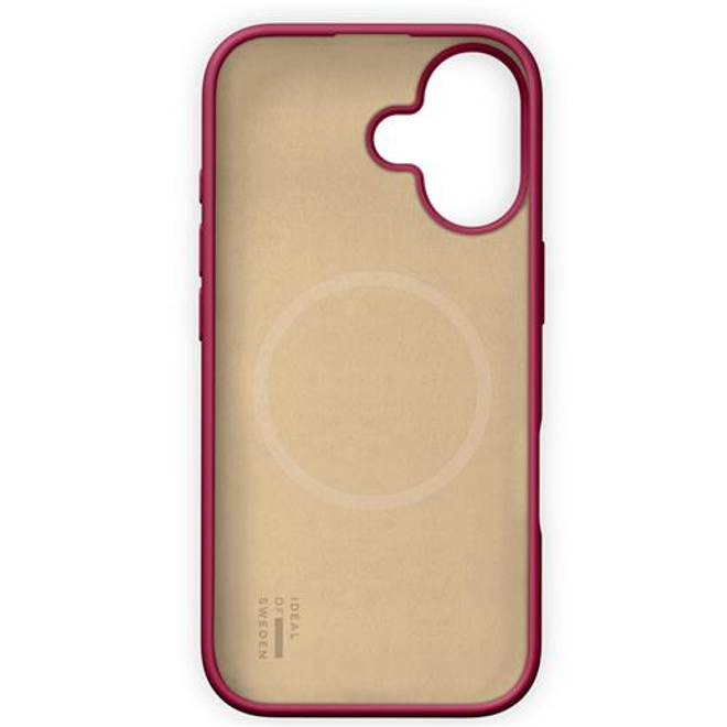 iDeal of Sweden - iPhone 16 Plus Hülle - Designer Silicone Cover - MagSafe kompatibel - cranberry