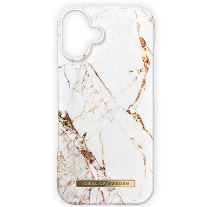 iDeal of Sweden - iPhone 16 Plus Hülle - Designer Case - MagSafe kompatibel - Carrara Gold