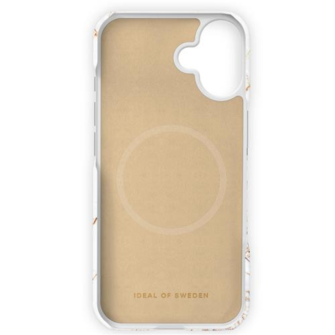 iDeal of Sweden - iPhone 16 Plus Hülle - Designer Case - MagSafe kompatibel - Carrara Gold