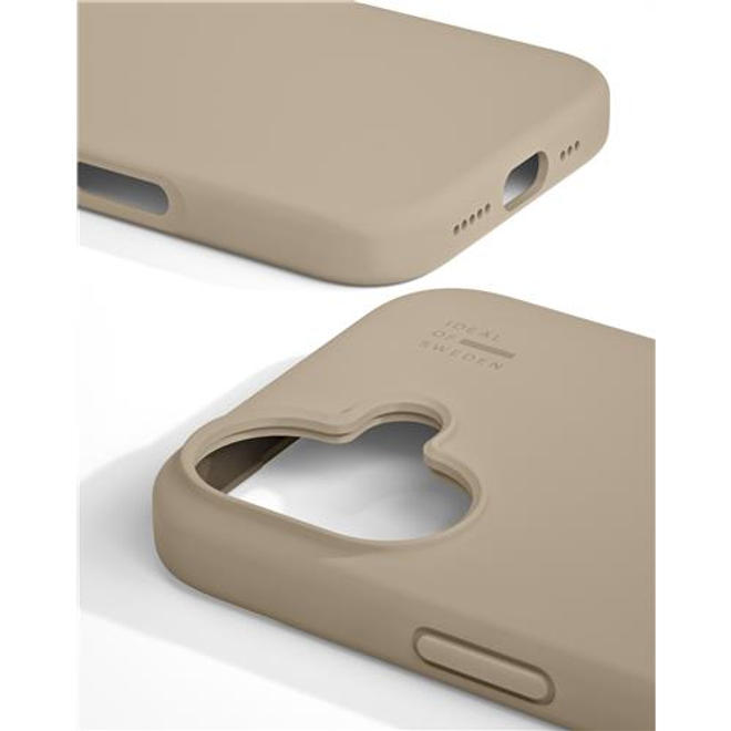 iDeal of Sweden - iPhone 16 Plus Hülle - Designer Silicone Cover - MagSafe kompatibel - beige