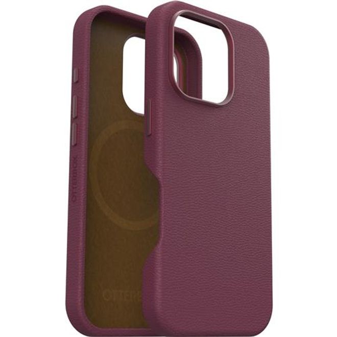 Otterbox - iPhone 16 Pro Hülle - Outdoor Cover - mit MagSafe - Kaktus Leder Series - rot