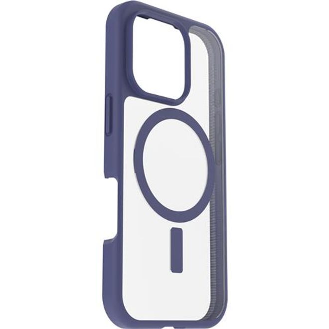 Otterbox - iPhone 16 Pro Hülle - Outdoor Cover - mit MagSafe - REACT Series - transparent/purpur
