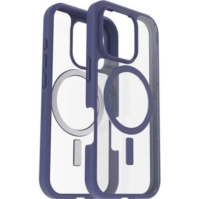 Otterbox - iPhone 16 Pro Hülle - Outdoor Cover - mit MagSafe - REACT Series - transparent/purpur