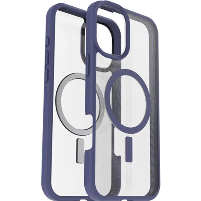 Otterbox - iPhone 16 Plus Hülle - Outdoor Cover - mit MagSafe - REACT Series - transparent/purpur