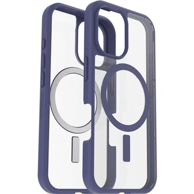 Otterbox - iPhone 16 Hülle - Outdoor Cover - mit MagSafe - REACT Series - transparent/purpur