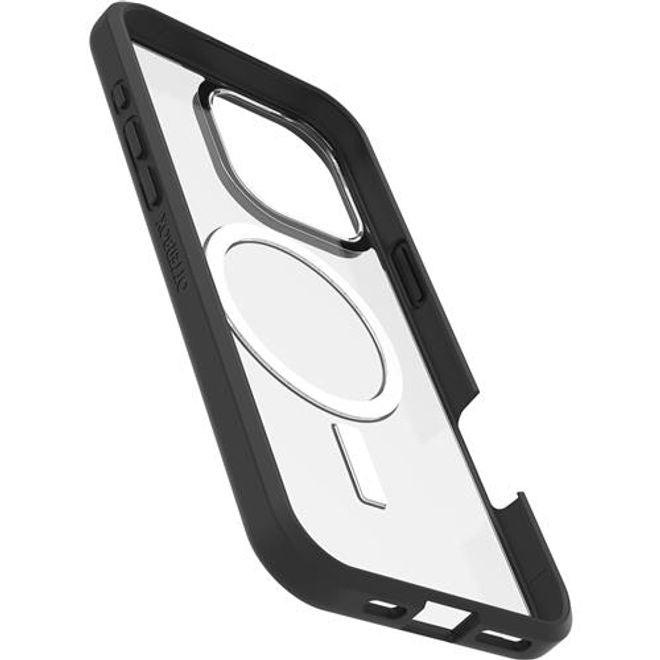 Otterbox - iPhone 16 Pro Max Hülle - Outdoor Cover - mit MagSafe - REACT Series - transparent/schwarz