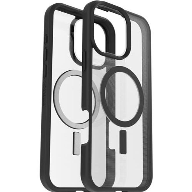 Otterbox - iPhone 16 Pro Max Hülle - Outdoor Cover - mit MagSafe - REACT Series - transparent/schwarz