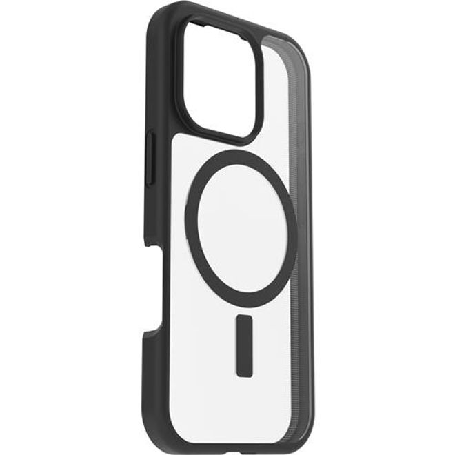 Otterbox - iPhone 16 Pro Hülle - Outdoor Cover - mit MagSafe - REACT Series - transparent/schwarz