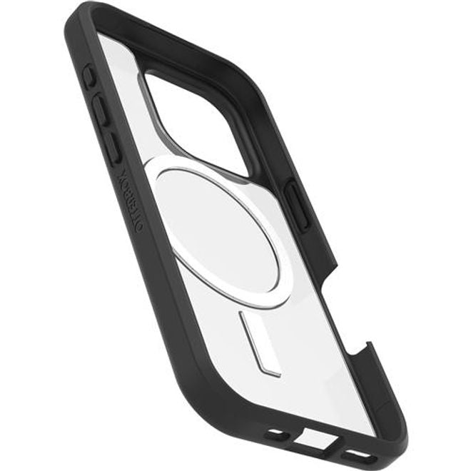 Otterbox - iPhone 16 Pro Hülle - Outdoor Cover - mit MagSafe - REACT Series - transparent/schwarz