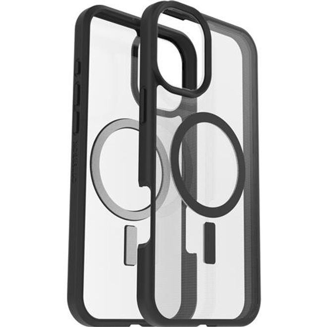 Otterbox - iPhone 16 Plus Hülle - Outdoor Cover - mit MagSafe - REACT Series - transparent/schwarz