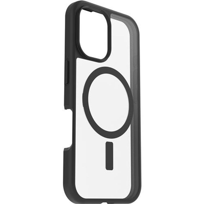 Otterbox - iPhone 16 Hülle - Outdoor Cover - mit MagSafe - REACT Series - transparent/schwarz