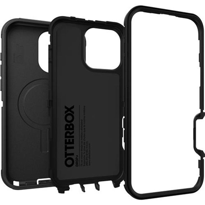 Otterbox - iPhone 16 Pro Max Handyhülle - Outdoor Cover - mit MagSafe - Defender Series - schwarz