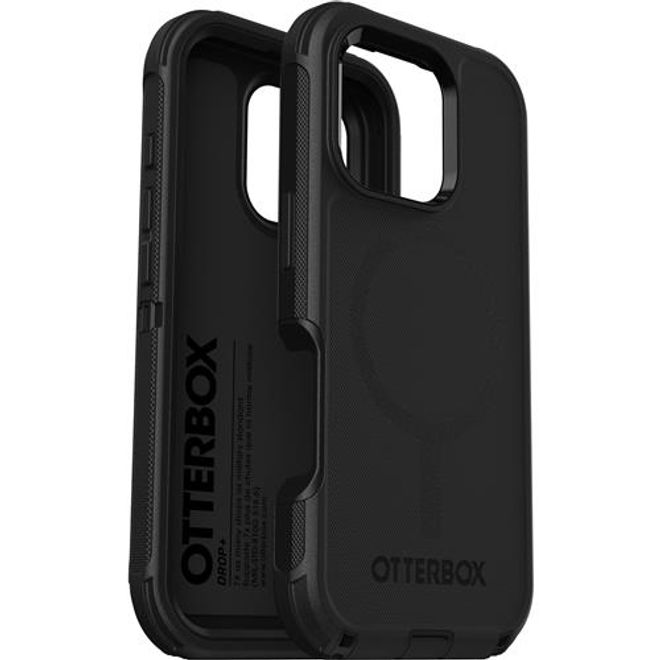 Otterbox - iPhone 16 Pro Handyhülle - Outdoor Cover - mit MagSafe - Defender Series - schwarz