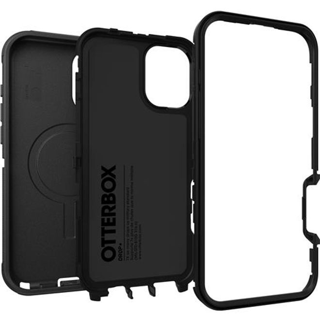 Otterbox - iPhone 16 Plus Handyhülle - Outdoor Cover - mit MagSafe - Defender Series - schwarz