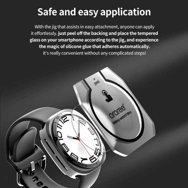 Araree - Samsung Galaxy Watch7 (44mm) Schutzglas (2 Stück) - Core Glass Series - transparent
