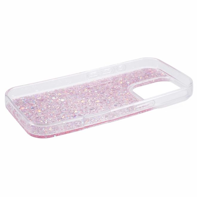 iPhone 16 Pro Handy Hülle - Glitzer TPU Softcase Series - pink