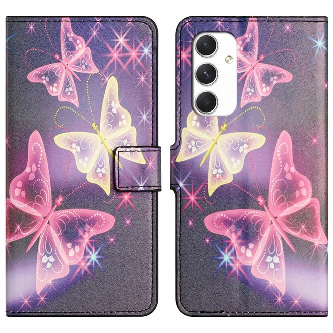 Samsung Galaxy A16 5G / A16 4G Handy Hülle - Leder Bookcover Image Series - Schmetterlinge