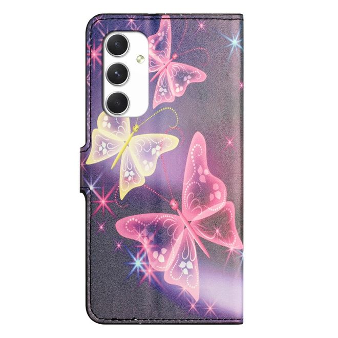 Samsung Galaxy A16 5G / A16 4G Handy Hülle - Leder Bookcover Image Series - Schmetterlinge
