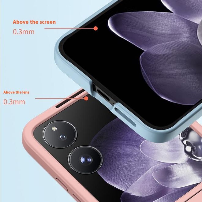 Xiaomi Mix Flip Hülle - Skin-Touch Ultra Slim Hardcase - schwarz