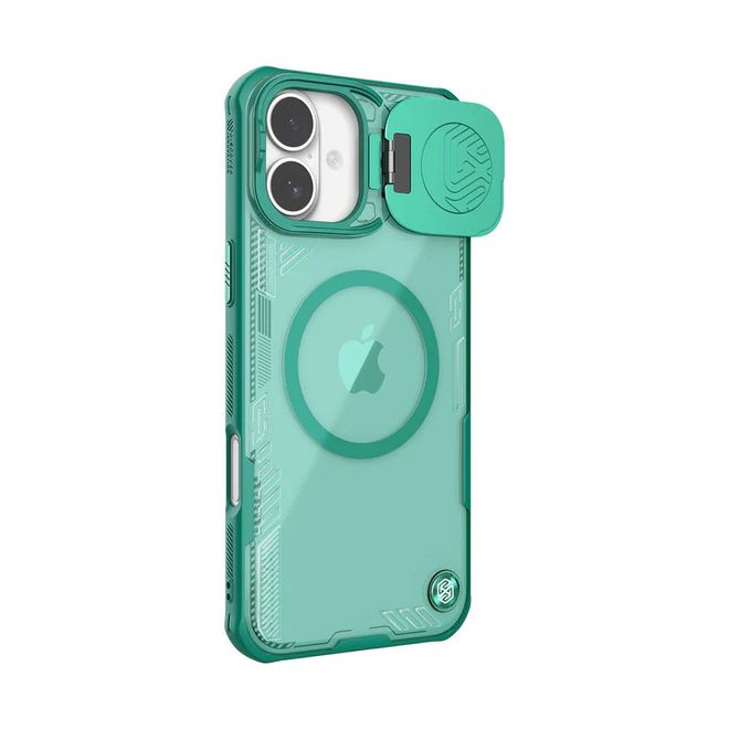Nillkin - iPhone 16 Hülle - Bio PC Hardcase - MagSafe kompatibel - Iceblade Prop Series - grün