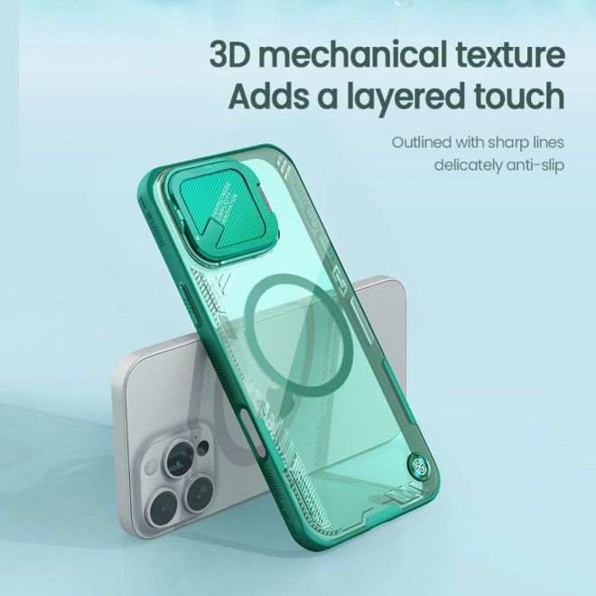 Nillkin - iPhone 16 Pro Max Hülle - Bio PC Hardcase - MagSafe kompatibel - Iceblade Prop Series - schwarz