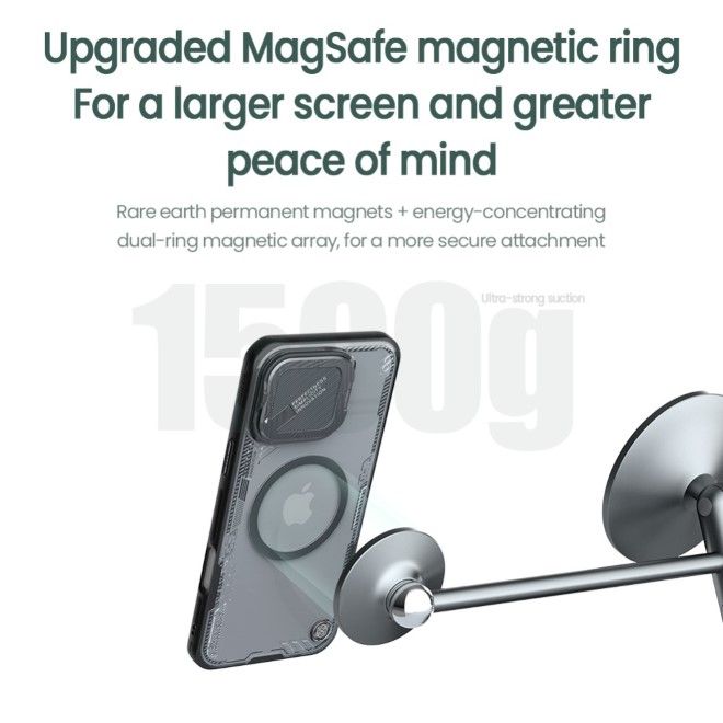 Nillkin - iPhone 16 Pro Max Hülle - Bio PC Hardcase - MagSafe kompatibel - Iceblade Prop Series - grün