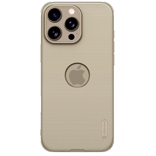 Nillkin - iPhone 16 Pro Hülle - Kunststoff Case - Super Frosted Shield Pro Series - gold