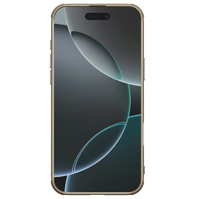 Nillkin - iPhone 16 Pro Hülle - Kunststoff Case - Super Frosted Shield Pro Series - gold
