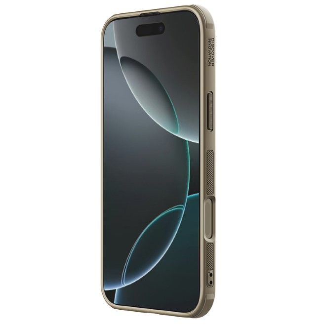 Nillkin - iPhone 16 Pro Hülle - Kunststoff Case - Super Frosted Shield Pro Series - gold