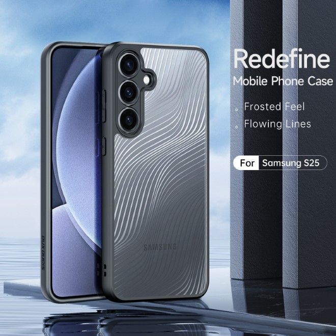 Dux Ducis - Samsung Galaxy S25 Hülle - Hardcase - Aimo Series - schwarz