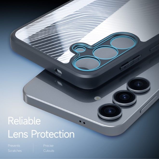 Dux Ducis - Samsung Galaxy S25 Hülle - Hardcase - Aimo Series - schwarz