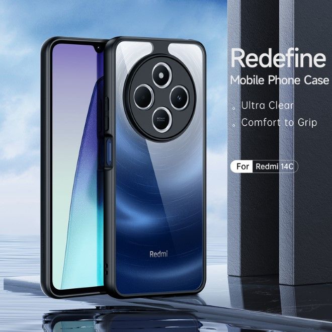 Dux Ducis - Xiaomi Redmi 14C Hülle - Hardcase - Aimo Series - schwarz