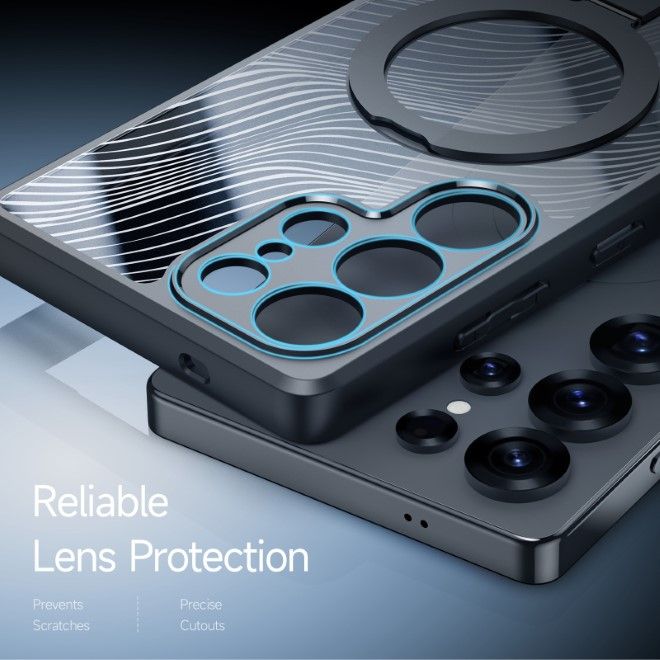 Dux Ducis - Samsung Galaxy S25 Ultra Hülle - Hardcase - MagSafe - Aimo Mag Series - schwarz