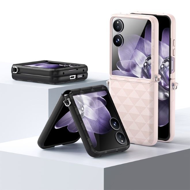 Dux Ducis - Xiaomi Mix Flip Hülle - Leder Hardcase - Fitt Series - rosa