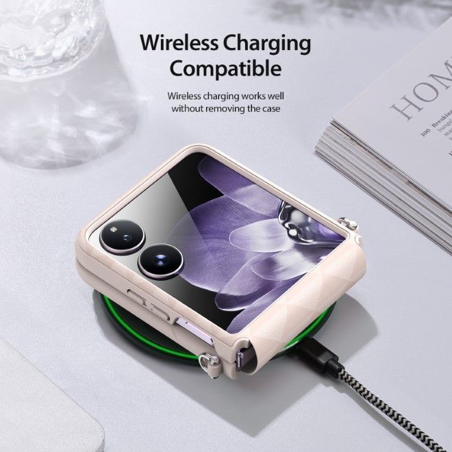 Dux Ducis - Xiaomi Mix Flip Hülle - Leder Hardcase - Fitt Series - rosa